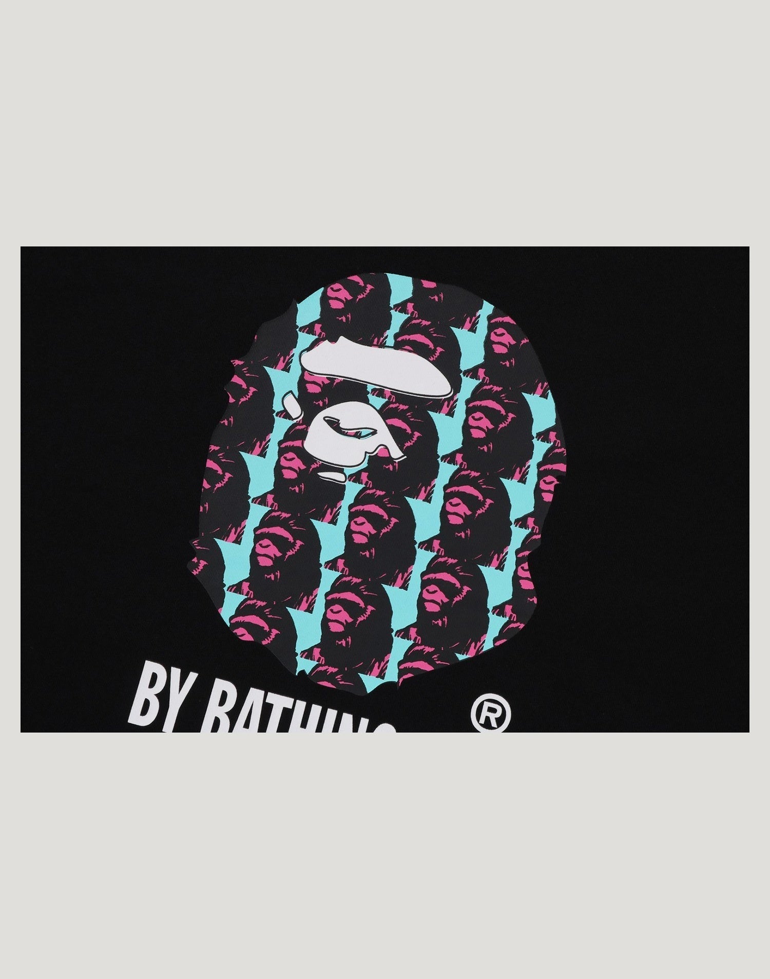 APE HEAD PATTERN BY BATHING APE RELAXED FIT TEE MENS