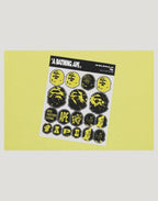 BAPE STICKER GRAPHIC RELAXED FIT TEE MENS