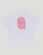 HAND DRAW BAPE LOGO RELAXED FIT TEE MENS
