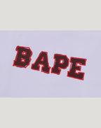 HAND DRAW BAPE LOGO RELAXED FIT TEE MENS