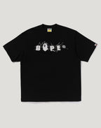WRINKLE BAPE LOGO RELAXED FIT TEE MENS
