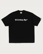 A BATHING APE LOGO RELAXED FIT TEE MENS