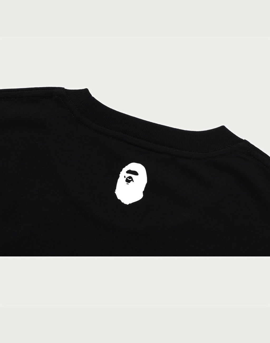 A BATHING APE LOGO RELAXED FIT TEE MENS