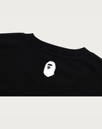 A BATHING APE LOGO RELAXED FIT TEE MENS