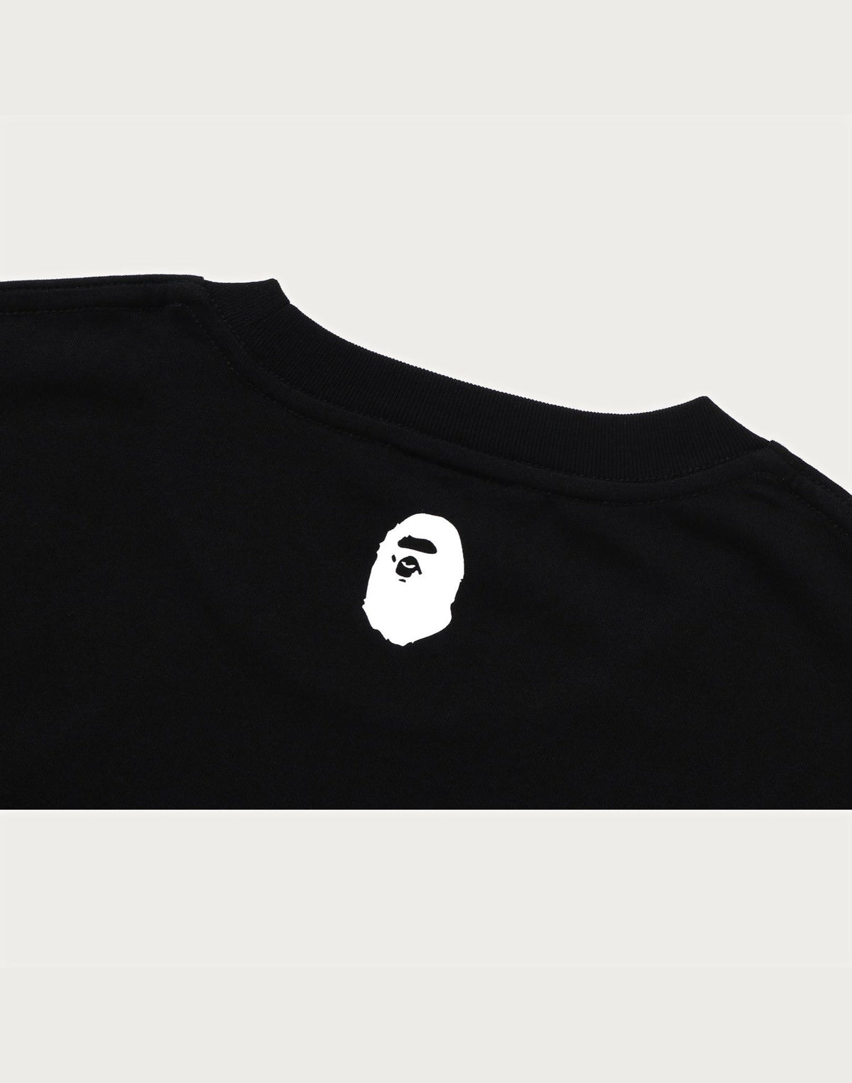 A BATHING APE LOGO RELAXED FIT TEE MENS