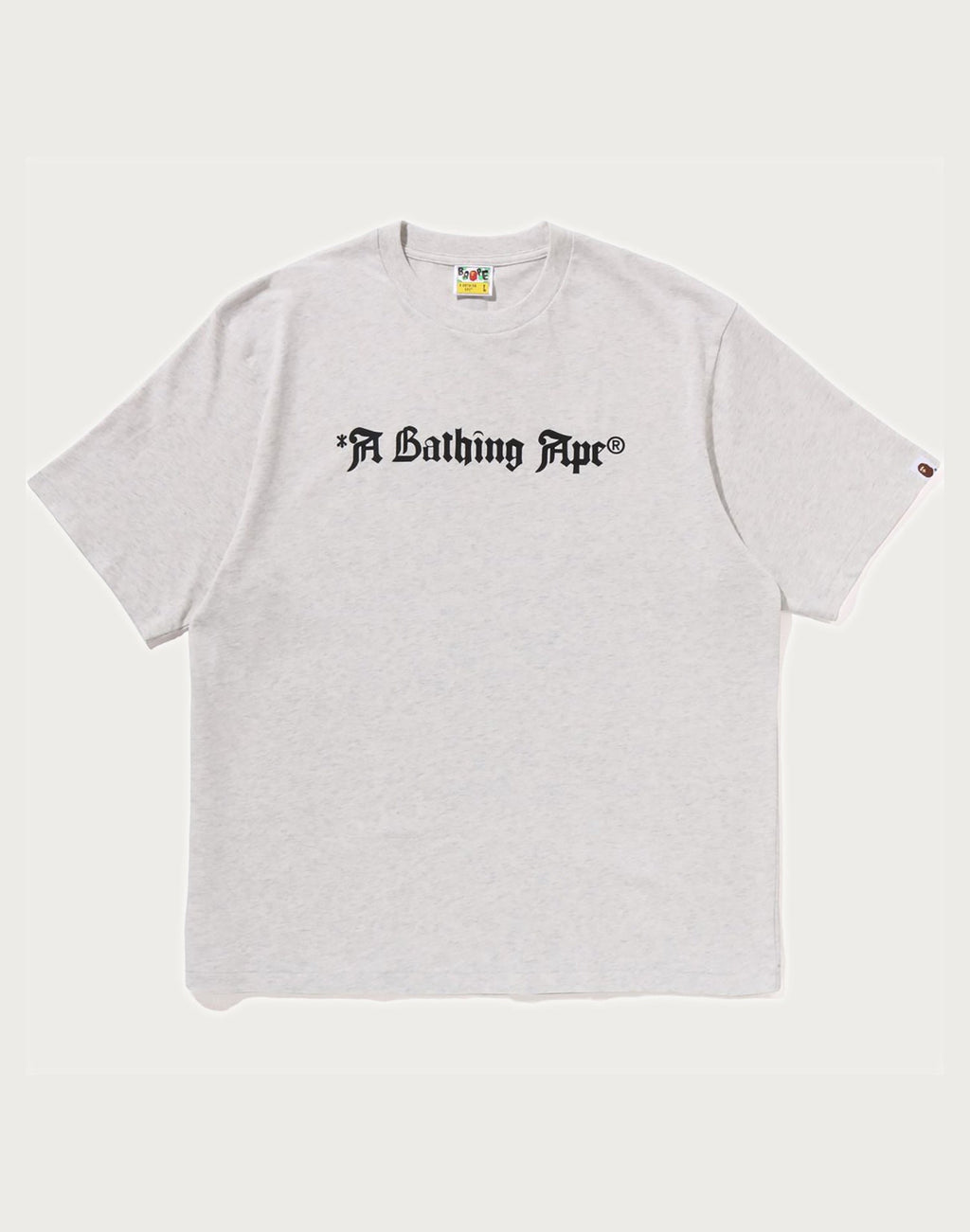 A BATHING APE LOGO RELAXED FIT TEE MENS