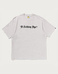 A BATHING APE LOGO RELAXED FIT TEE MENS