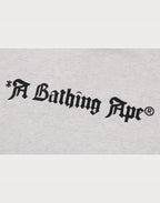 A BATHING APE LOGO RELAXED FIT TEE MENS