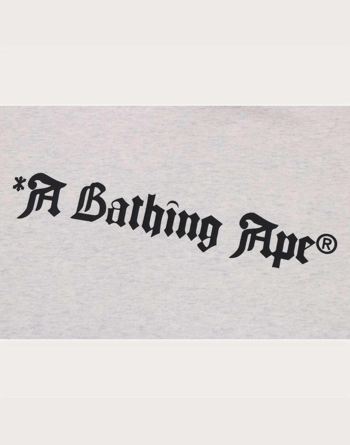 A BATHING APE LOGO RELAXED FIT TEE MENS