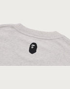 A BATHING APE LOGO RELAXED FIT TEE MENS