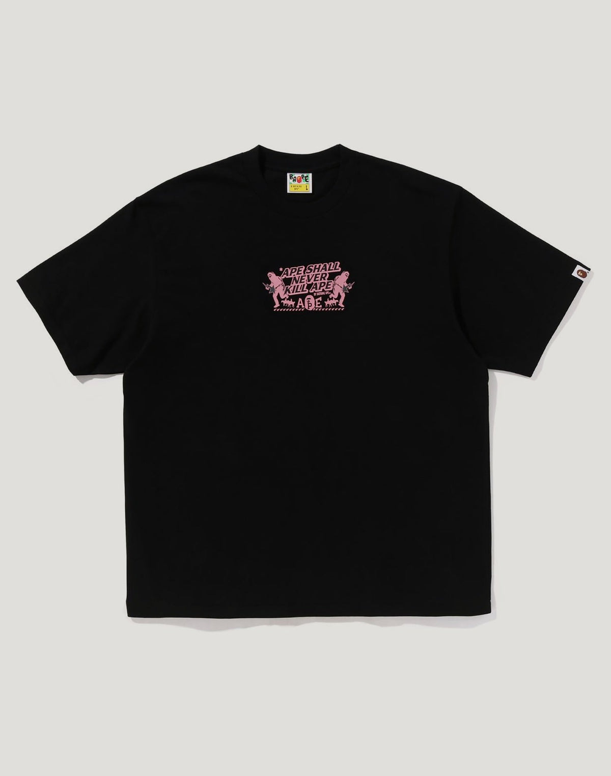 BAPE SLOGAN RELAXED FIT TEE MENS