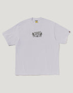 BAPE SLOGAN RELAXED FIT TEE MENS