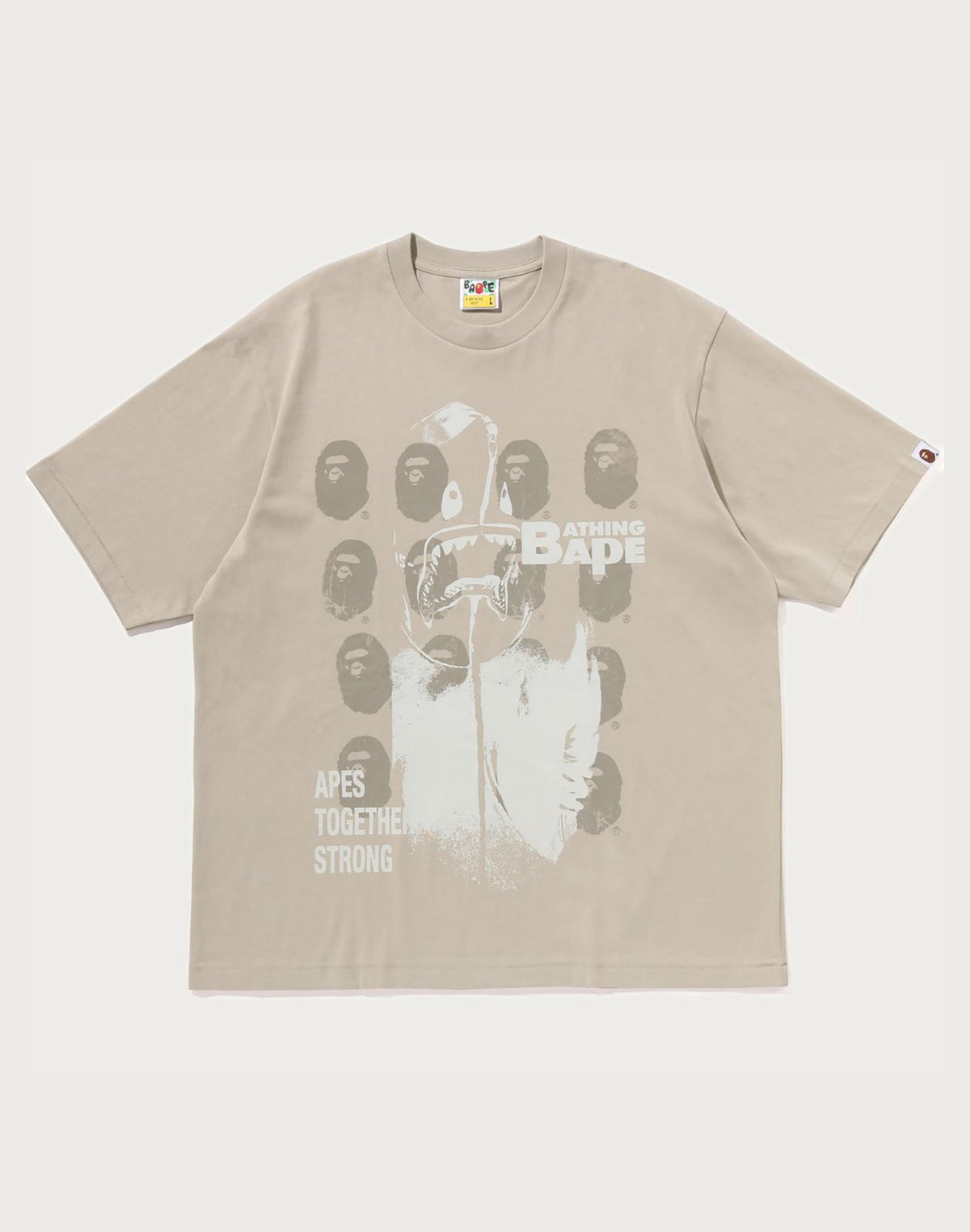 SPRAY PRINT MULTI LOGO RELAXED FIT TEE MENS