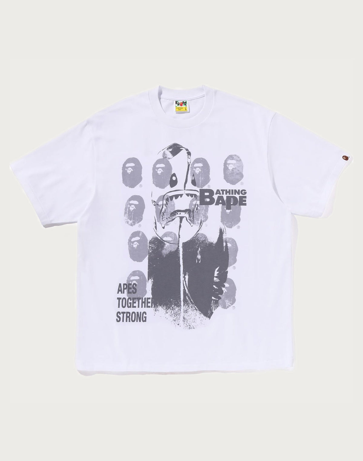 SPRAY PRINT MULTI LOGO RELAXED FIT TEE MENS