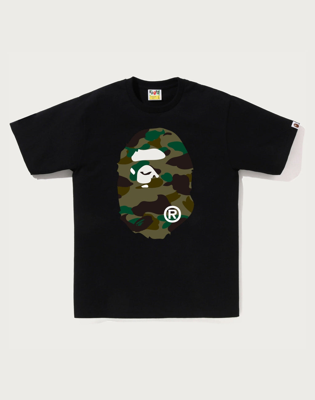 1ST CAMO BIG APE HEAD TEE MENS