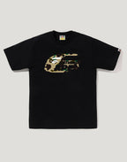 1ST CAMO MOVING APE HEAD TEE MENS
