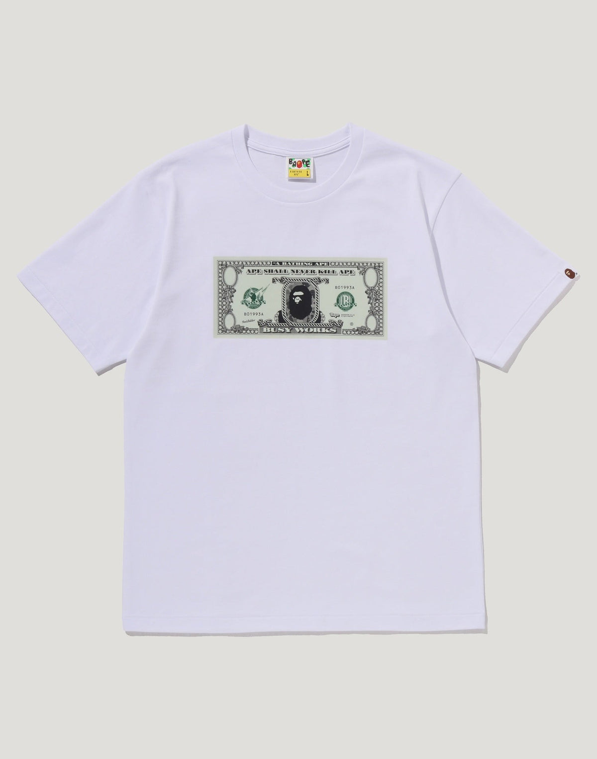 BAPE BANKNOTE TEE MENS