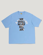 APE SHALL NEVER KILL APE COLLEGE RELAXED FIT TEE MENS