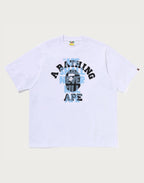 APE SHALL NEVER KILL APE COLLEGE RELAXED FIT TEE MENS