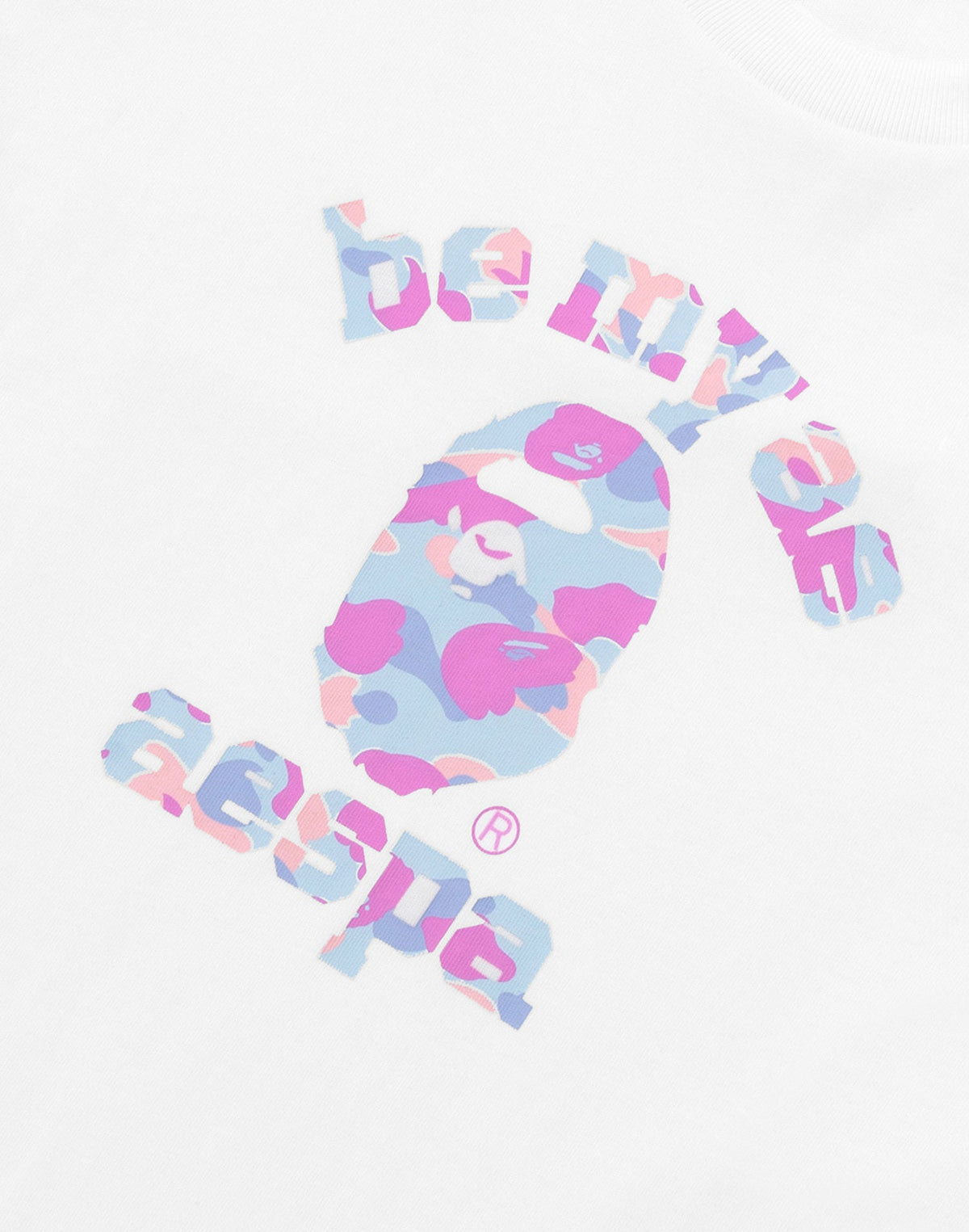 BAPE X AESPA COLLEGE RELAXED FIT TEE MENS