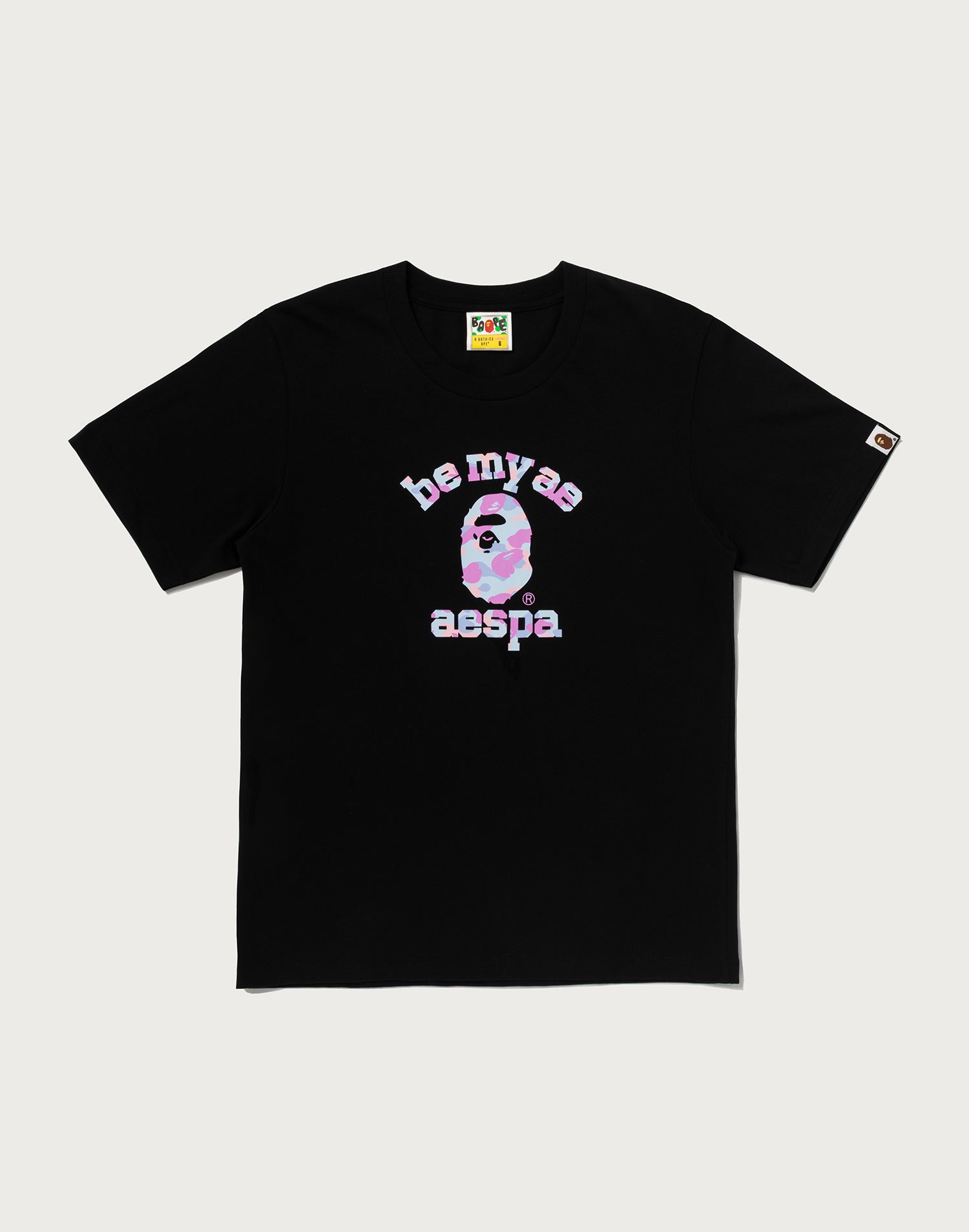 BAPE X AESPA COLLEGE TEE LADIES