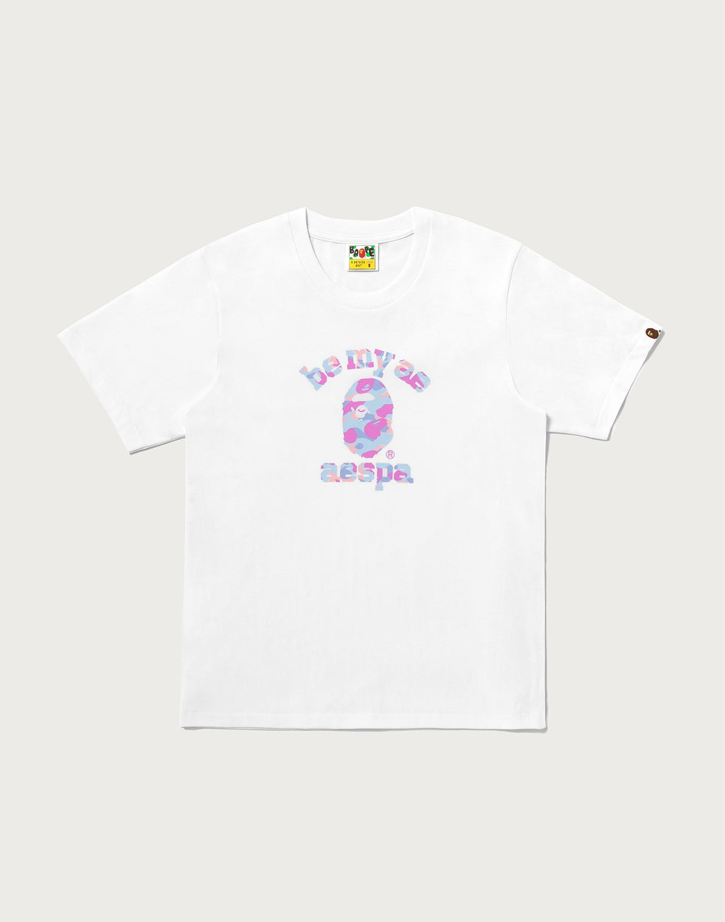 BAPE X AESPA COLLEGE TEE LADIES