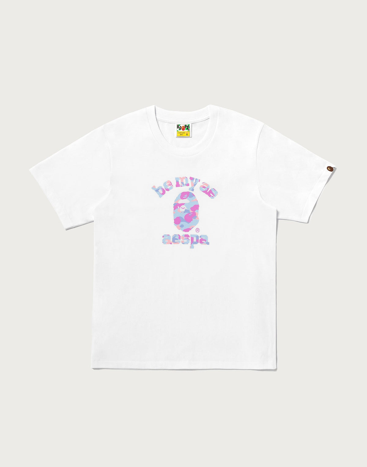 BAPE X AESPA COLLEGE TEE LADIES