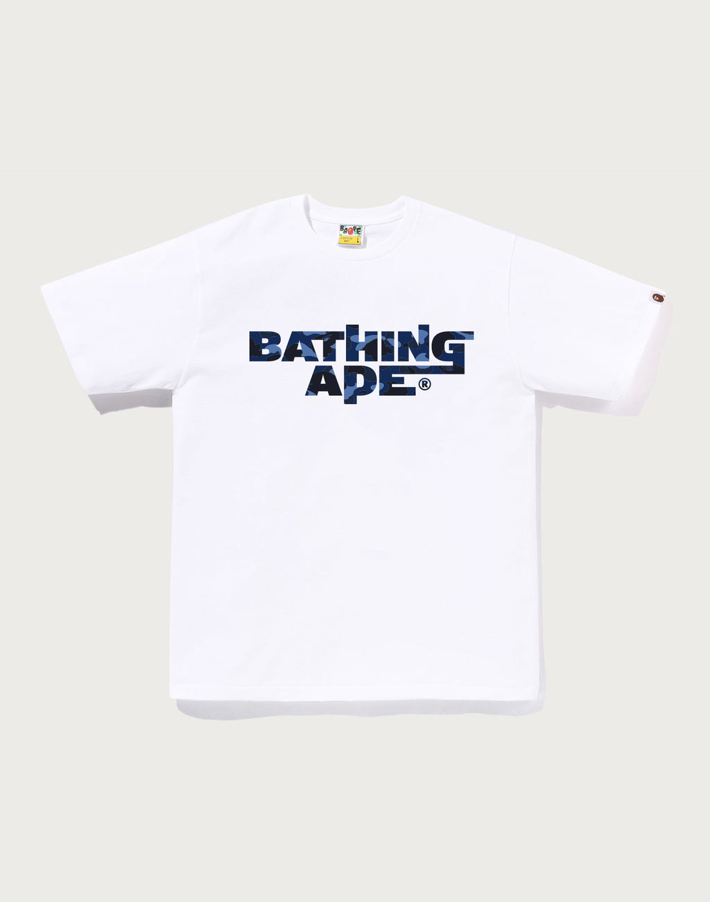 COLOR CAMO BATHING APE LOGO TEE MENS