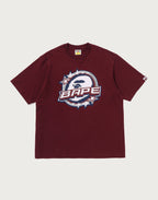 BAPE TWIN STA LOGO RELAXED FIT TEE MENS