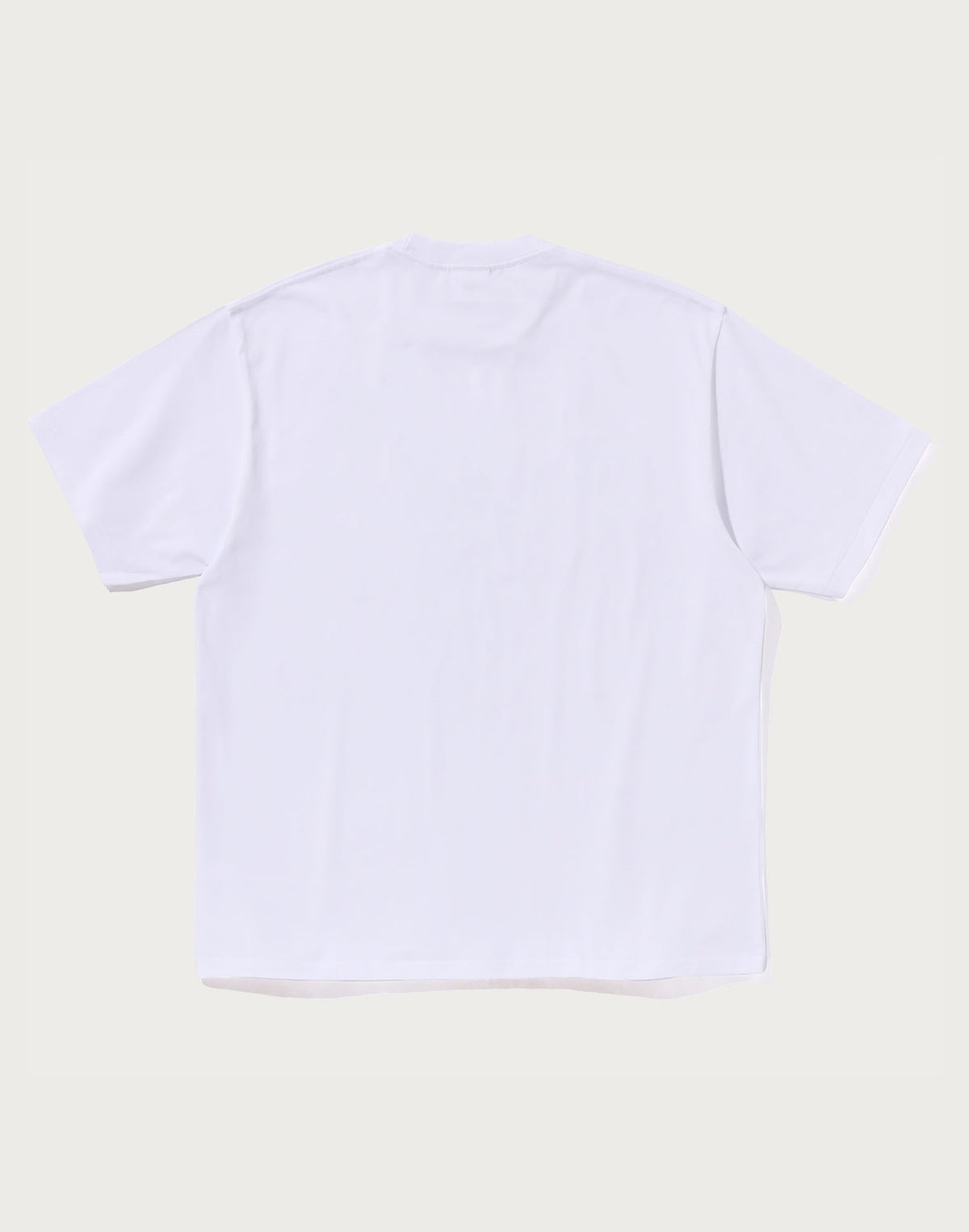 BAPE MOTTO LOGO RELAXED FIT TEE MENS
