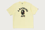 BAPE STICKER COLLEGE RELAXED FIT TEE MENS