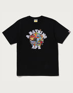 COLORFUL 3D GRAPHIC COLLEGE TEE MENS