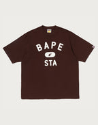 BAPE STA COLLEGE RELAXED FIT TEE #2 MENS