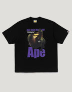 APE HEAD PHOTO PRINT RELAXED FIT TEE MENS