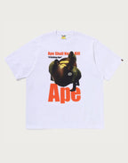 APE HEAD PHOTO PRINT RELAXED FIT TEE MENS