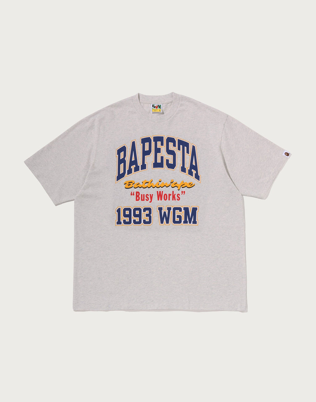 BAPE STA COLLEGE RELAXED FIT TEE #1 MENS