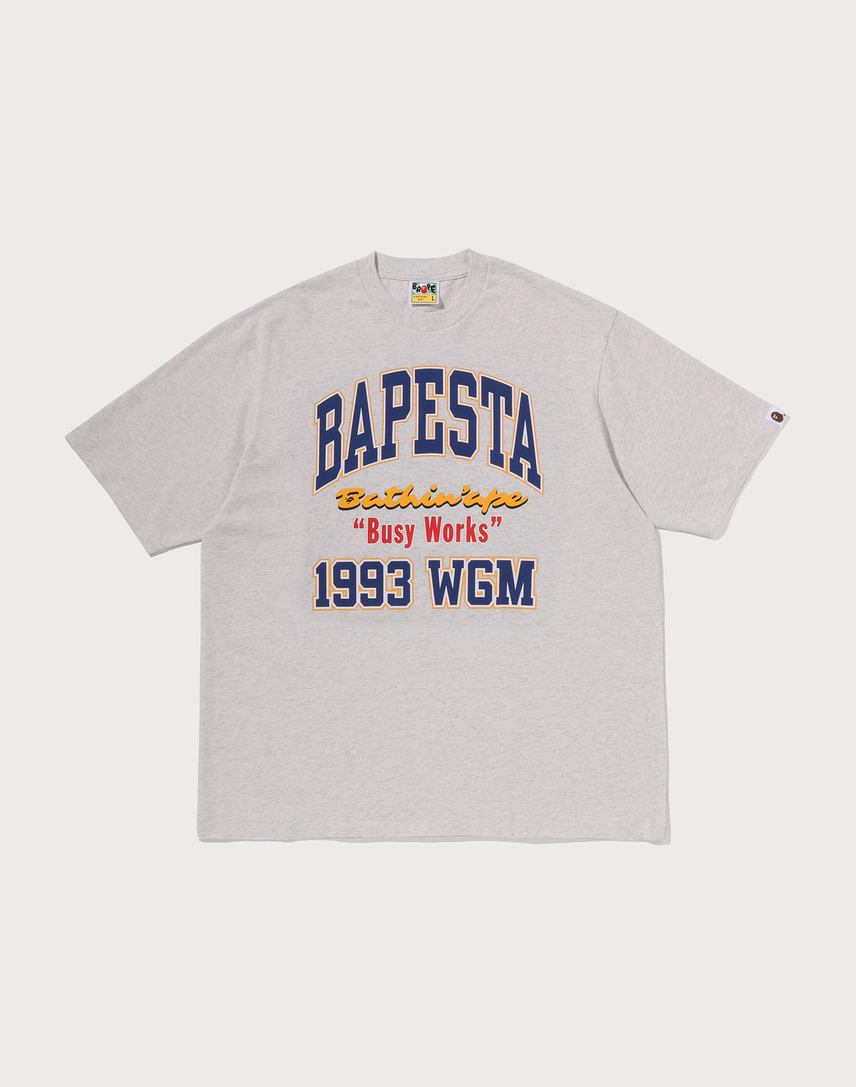 BAPE STA COLLEGE RELAXED FIT TEE #1 MENS