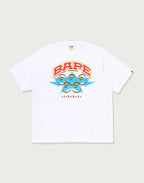 BAPE TWIN STA SPORT COLLEGE RELAXED FIT TEE MENS