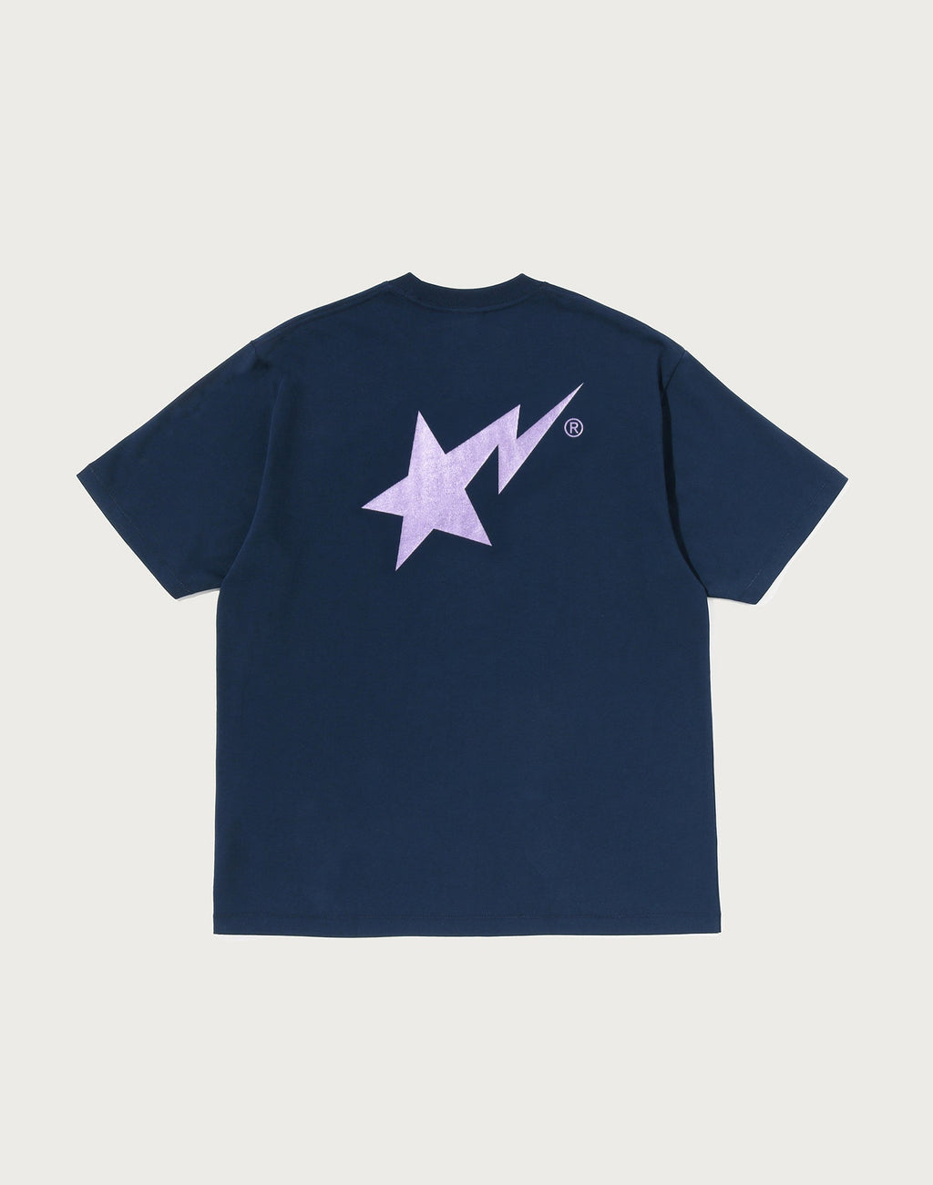 METALLIC BAPE STA LOGO RELAXED FIT TEE MENS