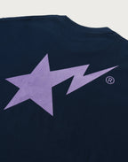 METALLIC BAPE STA LOGO RELAXED FIT TEE MENS