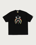 STA CAMO SHARK FACE RELAXED FIT TEE MENS
