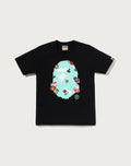 STICKERS ON APE HEAD TEE LADIES