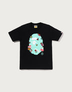 STICKERS ON APE HEAD TEE LADIES