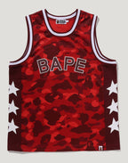 COLOR CAMO MESH MULTI LOGO RELAXED FIT TANK TOP MENS