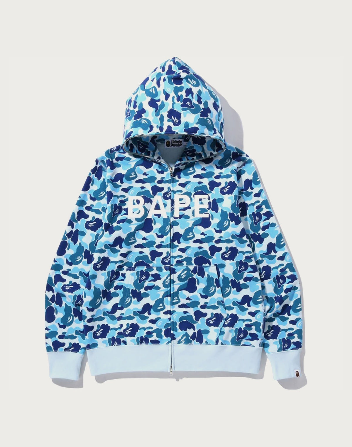 ABC CAMO BAPE FULL ZIP HOODIE MENS