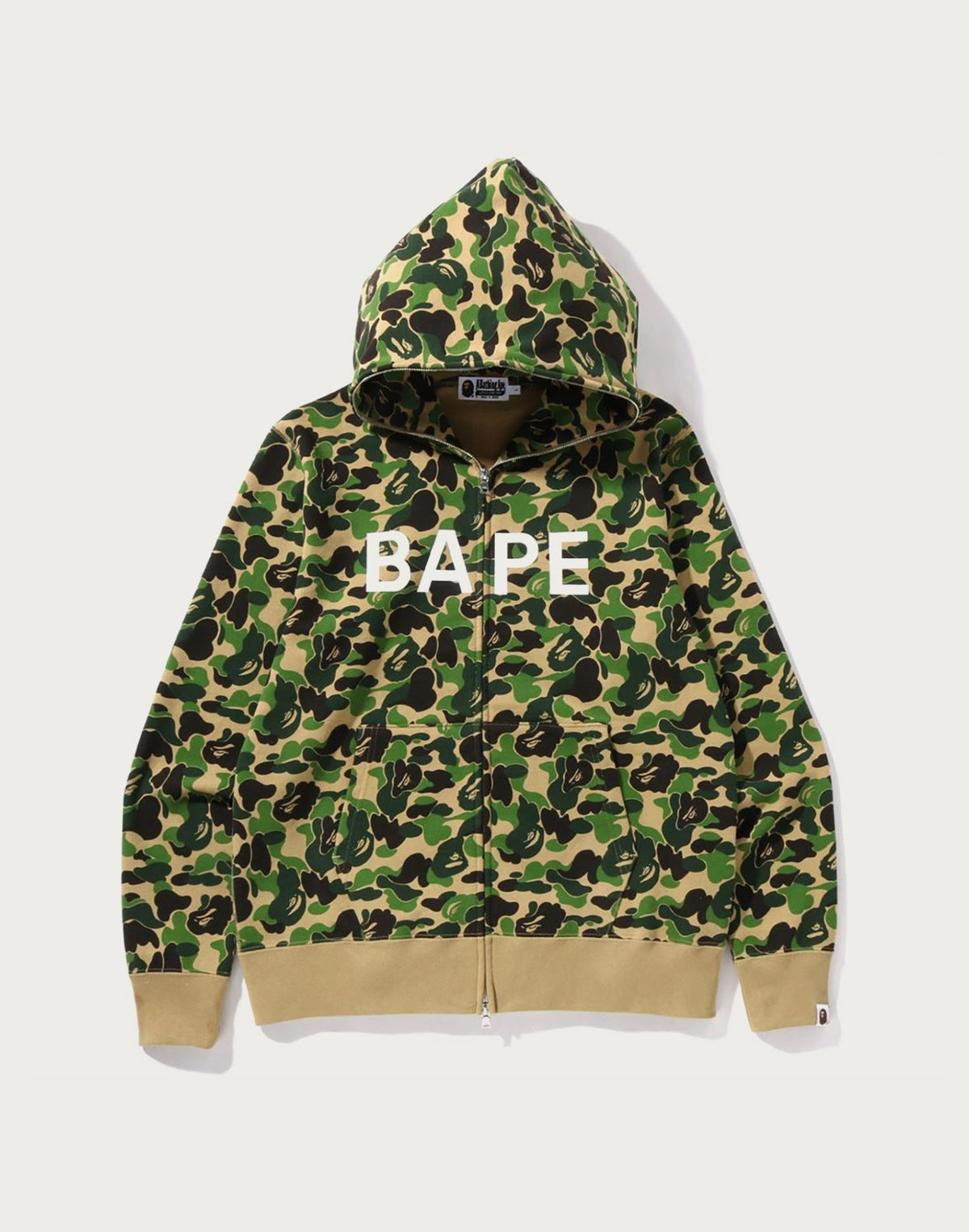 ABC CAMO BAPE FULL ZIP HOODIE MENS