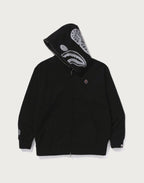 ONE POINT APE HEAD SHARK RELAXED FIT FULL ZIP HOODIE MENS