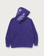 ONE POINT APE HEAD SHARK RELAXED FIT FULL ZIP HOODIE MENS
