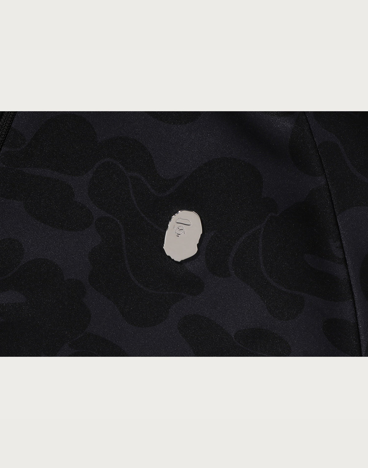 BAPE MENS SOLID CAMO RELAXED FIT SHARK FULL ZIP HOODIE JACKET