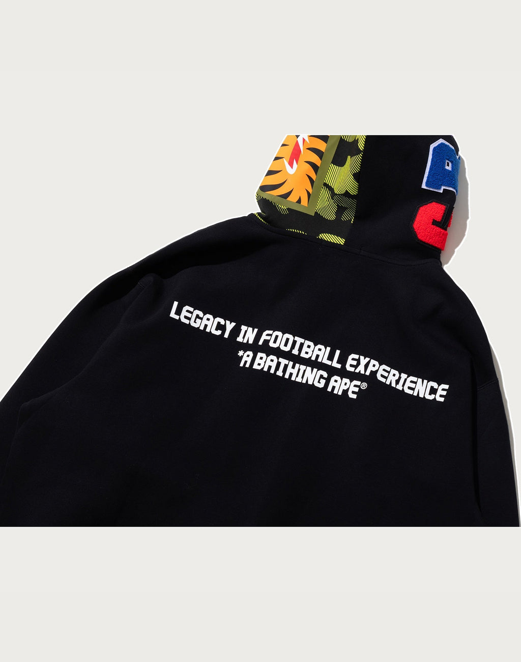 BAPE X CR7 LIFE LOGO RELAXED FIT SHARK FULL ZIP HOODIE #2 MENS